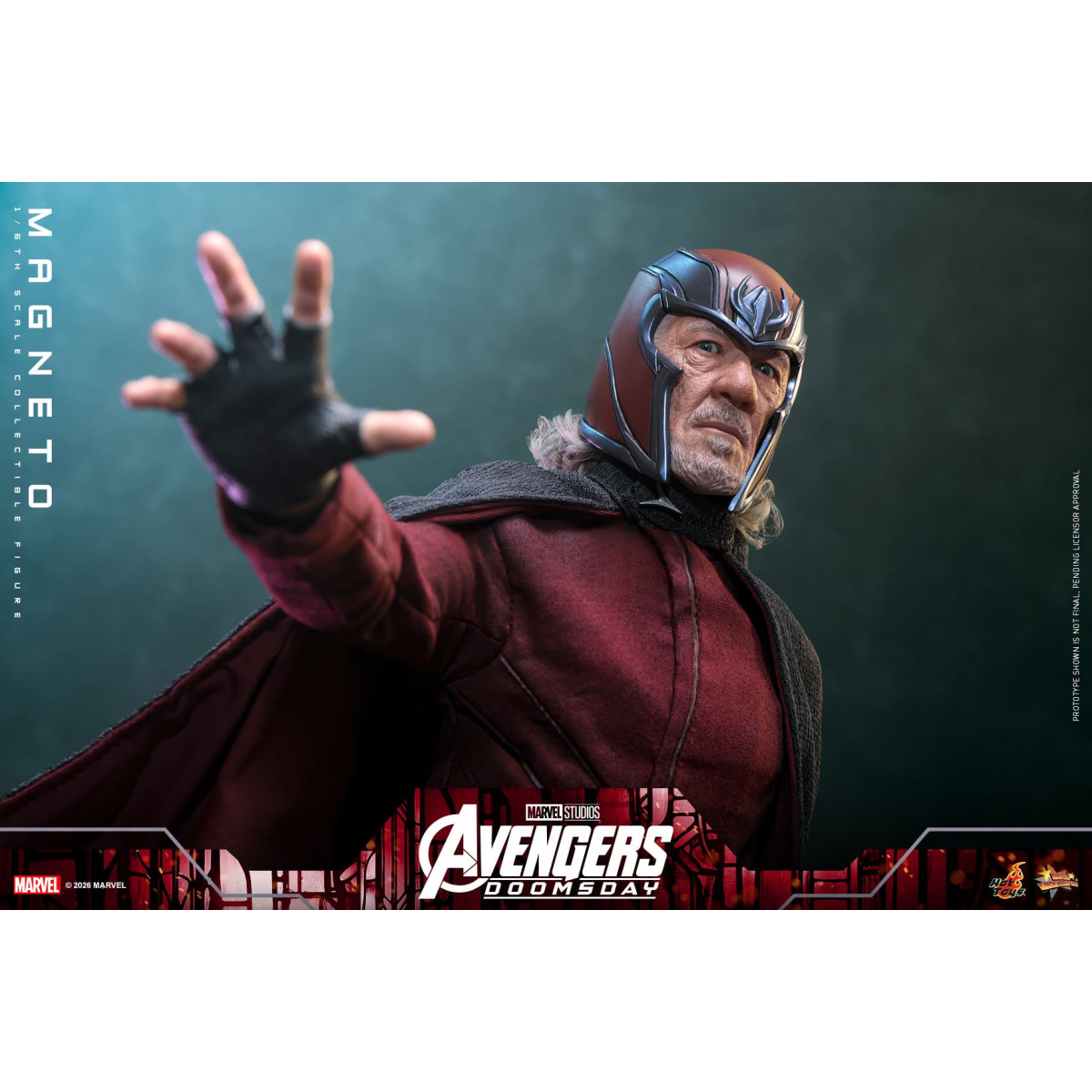 Hot Toys - Magneto MMS, escala 1/6 - Avengers: Doomsday
