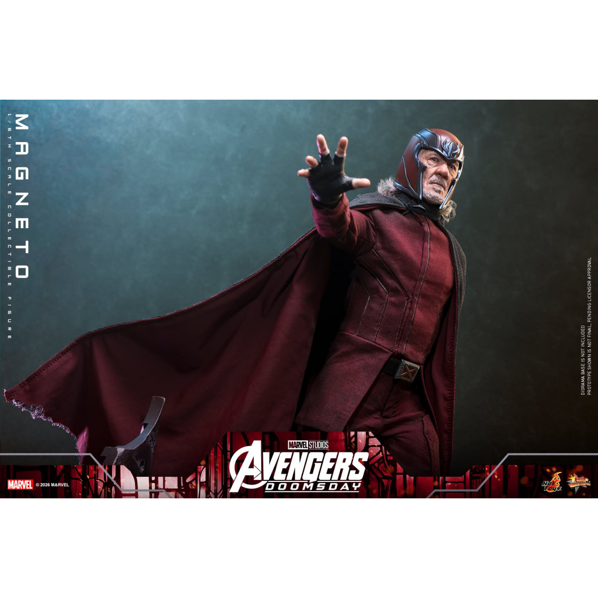 Hot Toys - Magneto MMS, escala 1/6 - Avengers: Doomsday