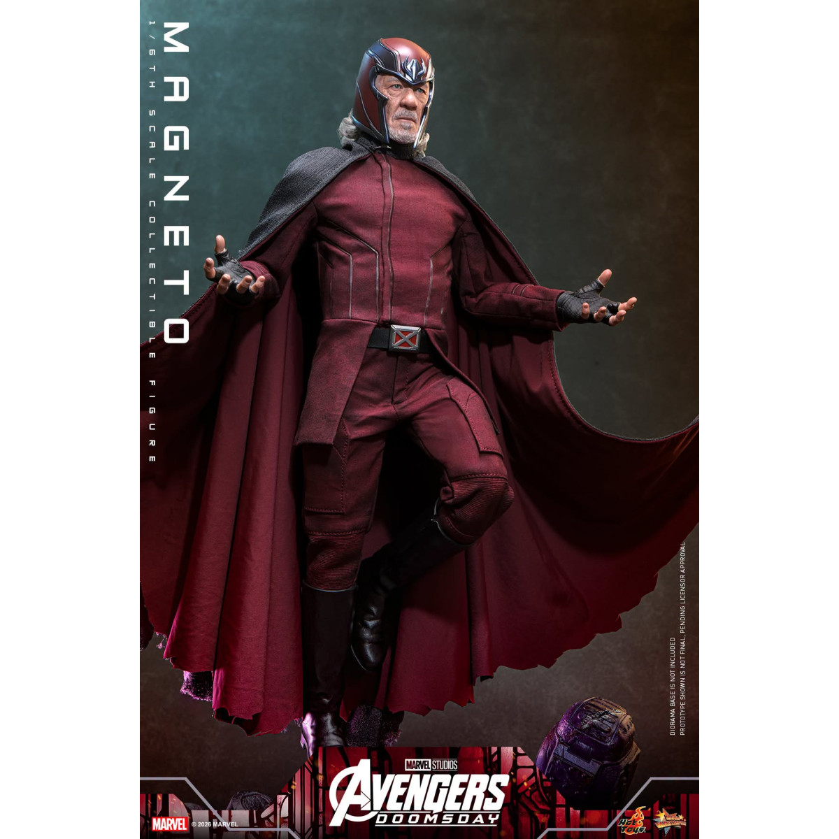 Hot Toys - Magneto MMS, escala 1/6 - Avengers: Doomsday