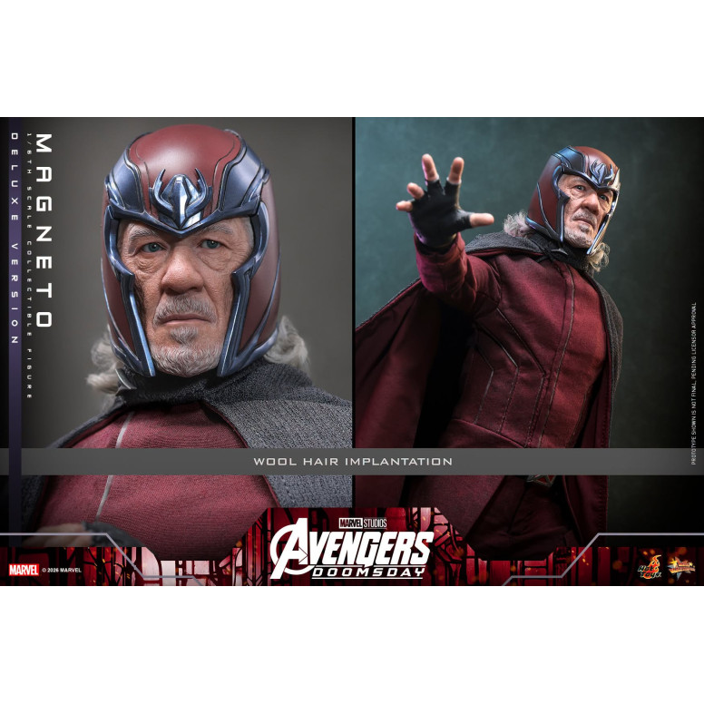 Hot Toys - Magneto Deluxe version MMS , escala 1/6 - Avengers: Doomsday