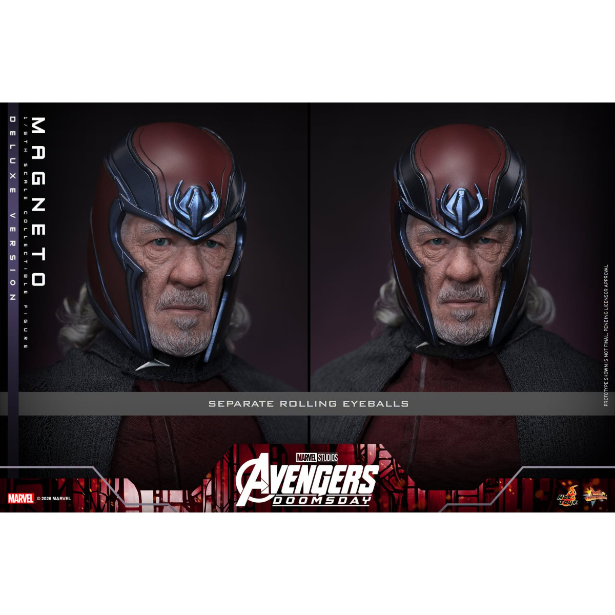 Hot Toys - Magneto Deluxe version MMS , escala 1/6 - Avengers: Doomsday