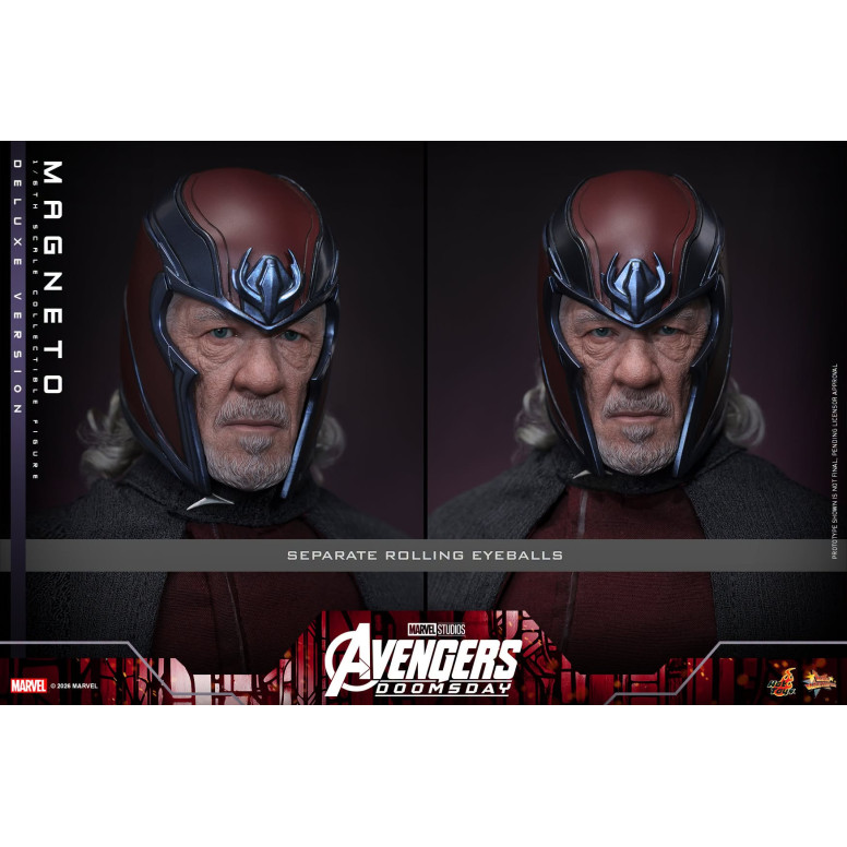 Hot Toys - Magneto Deluxe version MMS , escala 1/6 - Avengers: Doomsday