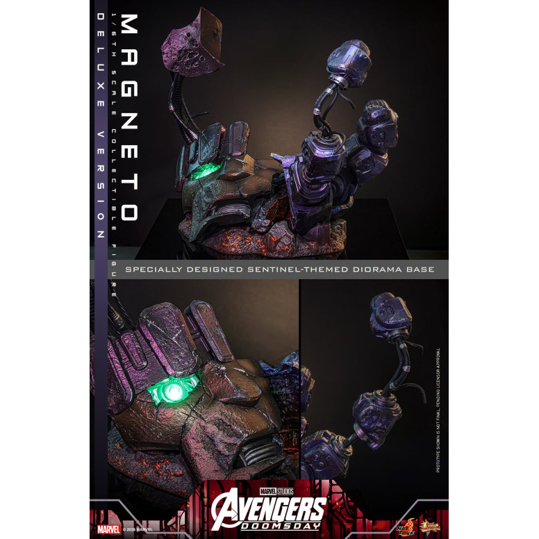 Hot Toys - Magneto Deluxe version MMS , escala 1/6 - Avengers: Doomsday