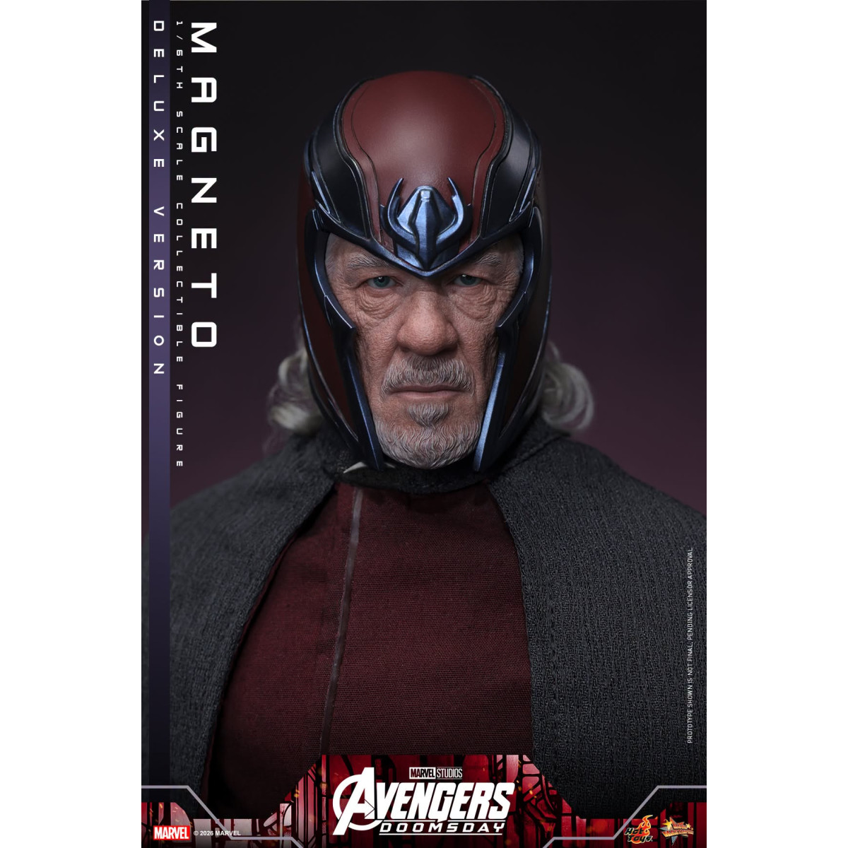 Hot Toys - Magneto Deluxe version MMS , escala 1/6 - Avengers: Doomsday