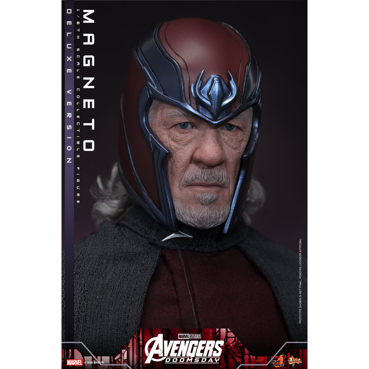 Hot Toys - Magneto Deluxe version MMS , escala 1/6 - Avengers: Doomsday