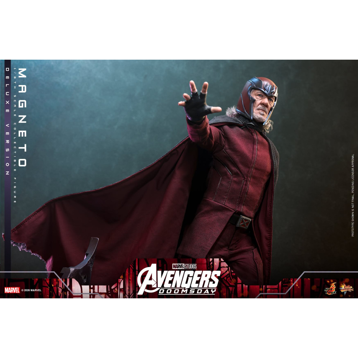 Hot Toys - Magneto Deluxe version MMS , escala 1/6 - Avengers: Doomsday