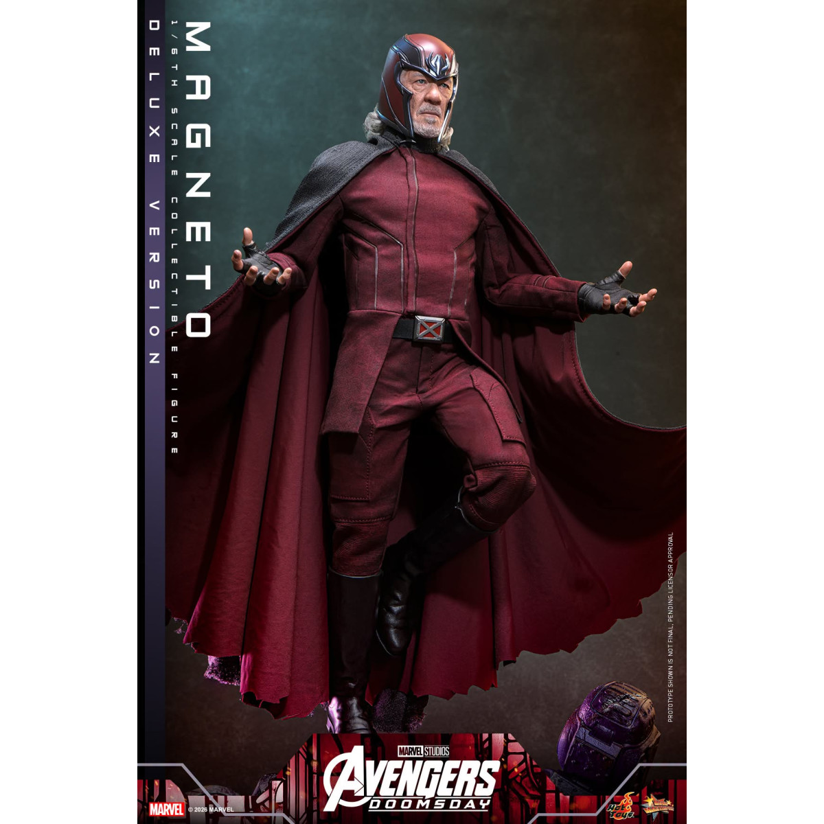 Hot Toys - Magneto Deluxe version MMS , escala 1/6 - Avengers: Doomsday