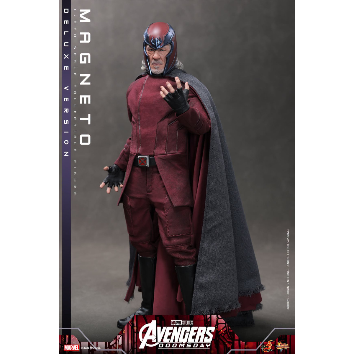 Hot Toys - Magneto Deluxe version MMS , escala 1/6 - Avengers: Doomsday