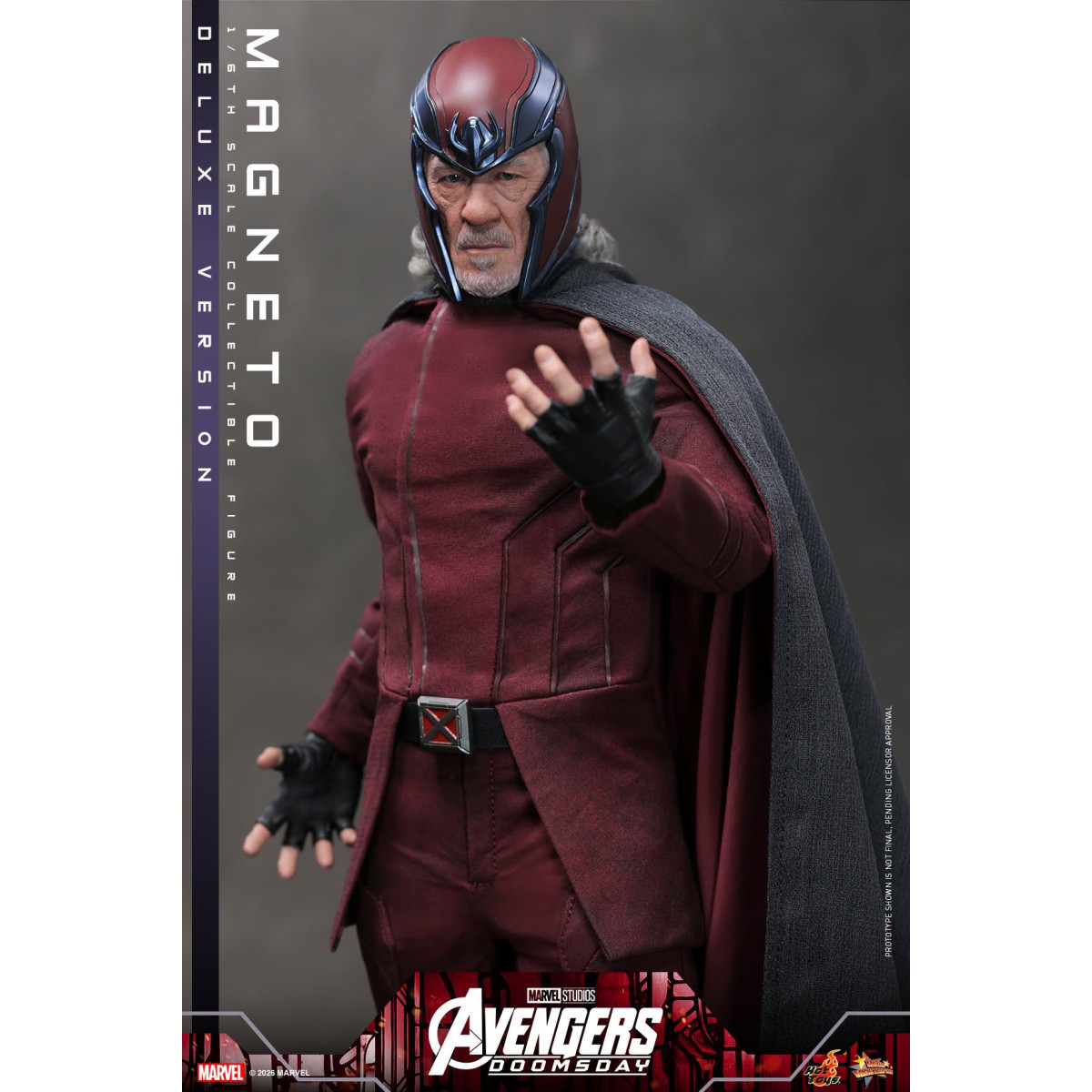 Hot Toys - Magneto Deluxe version MMS , escala 1/6 - Avengers: Doomsday
