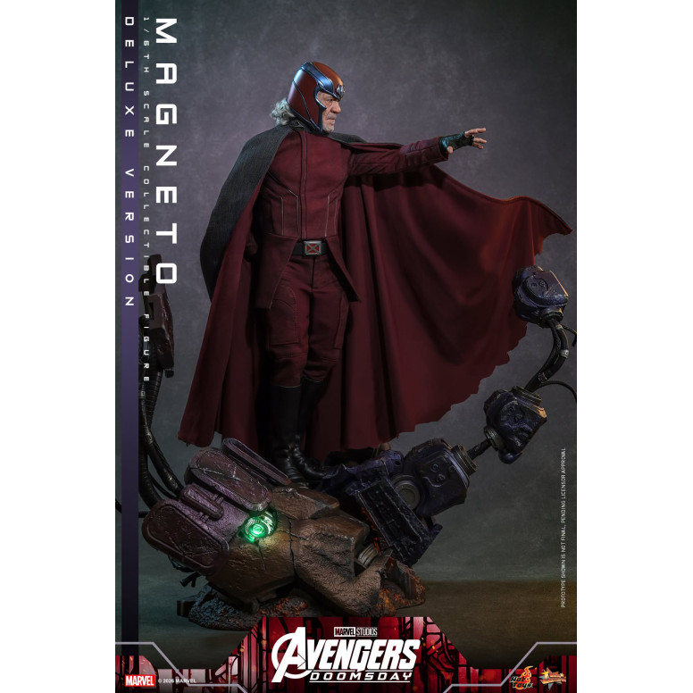 Hot Toys - Magneto Deluxe version MMS , escala 1/6 - Avengers: Doomsday
