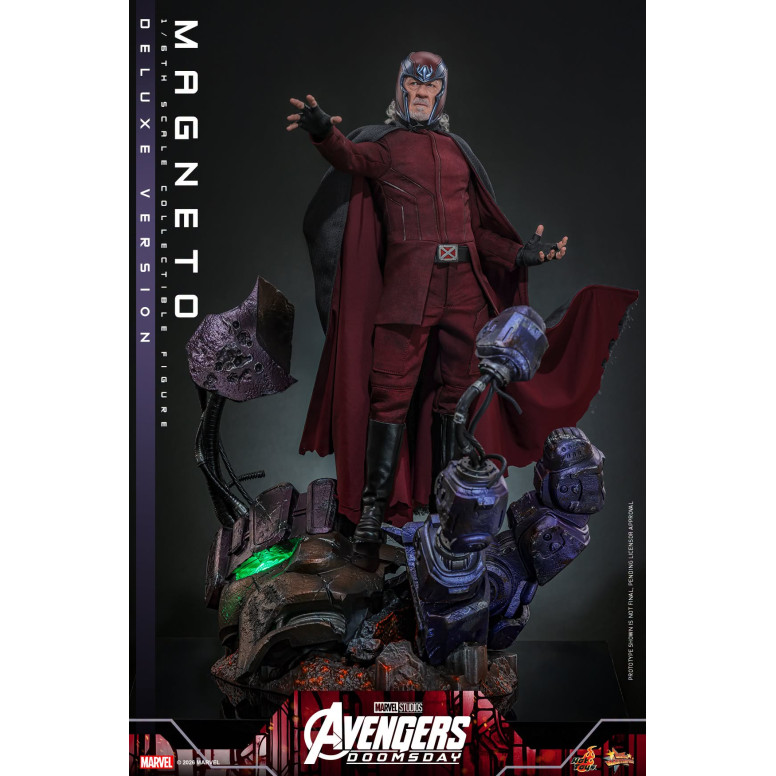 Hot Toys - Magneto Deluxe version MMS , escala 1/6 - Avengers: Doomsday