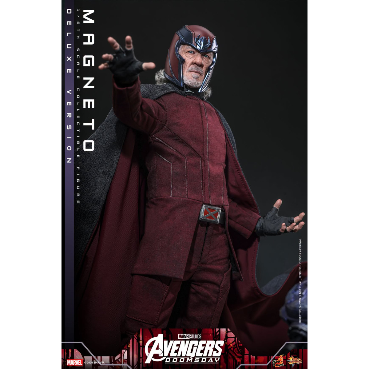 Hot Toys - Magneto Deluxe version MMS , escala 1/6 - Avengers: Doomsday