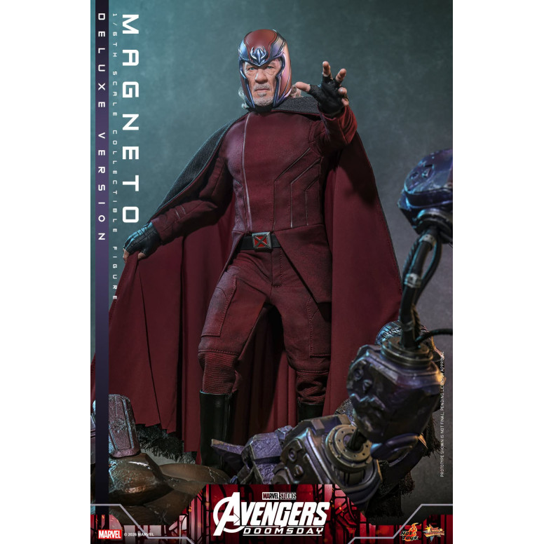 Hot Toys - Magneto Deluxe version MMS , escala 1/6 - Avengers: Doomsday