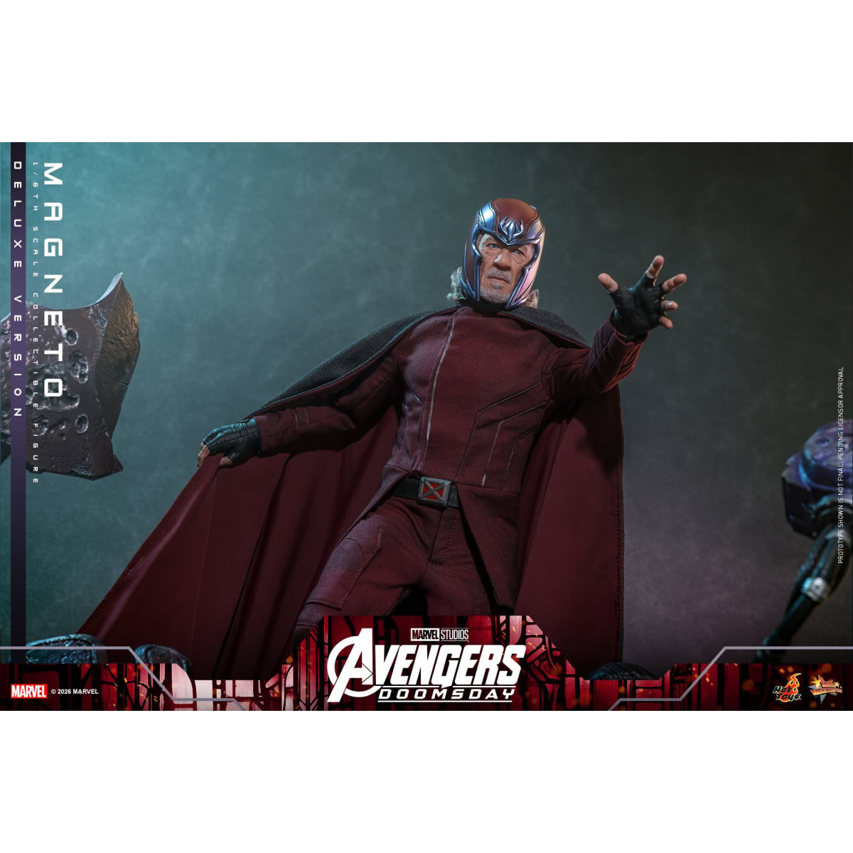 Hot Toys - Magneto Deluxe version MMS , escala 1/6 - Avengers: Doomsday