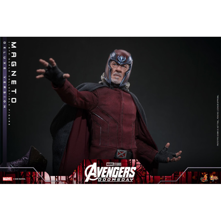 Hot Toys - Magneto Deluxe version MMS , escala 1/6 - Avengers: Doomsday