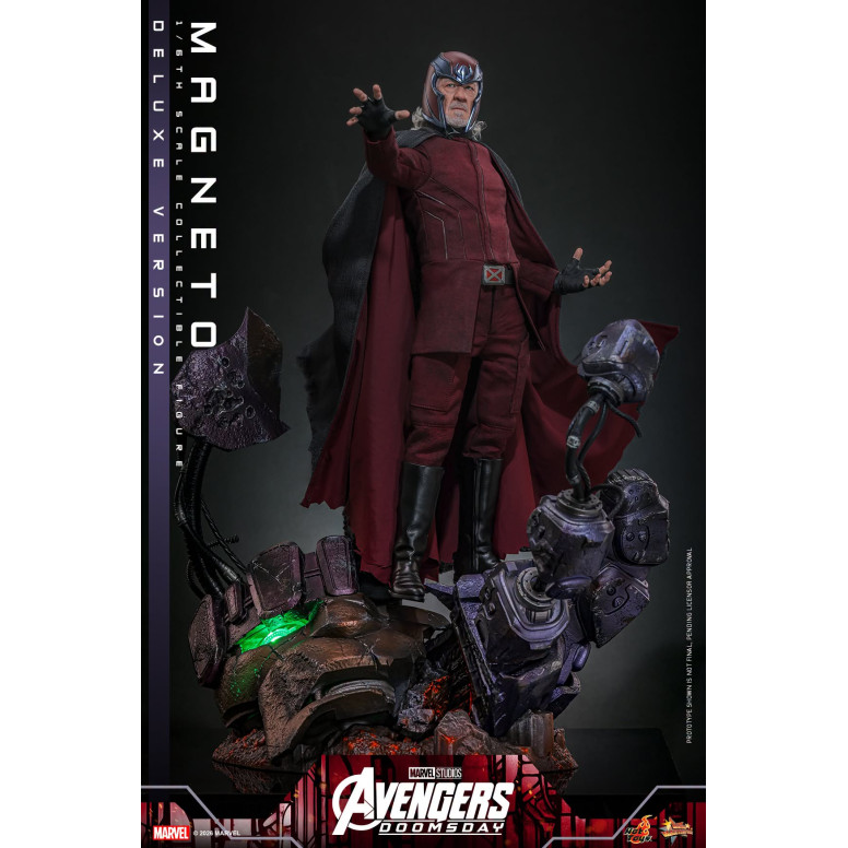 Hot Toys - Magneto Deluxe version MMS , escala 1/6 - Avengers: Doomsday