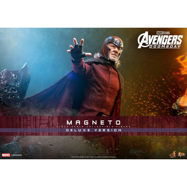 Hot Toys - Magneto Deluxe version MMS , escala 1/6 - Avengers: Doomsday