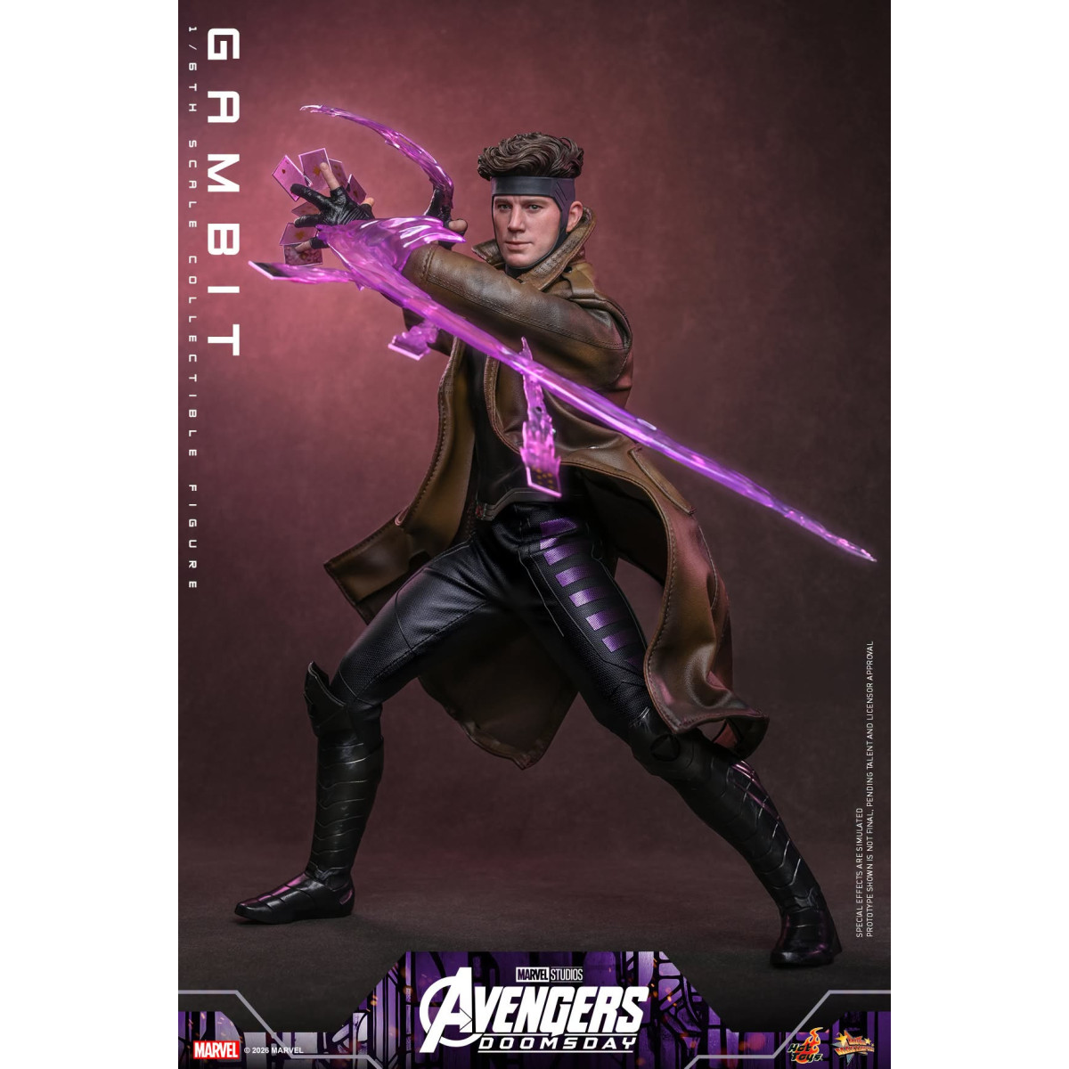 Hot Toys - Gambit MMS, escala 1/6 - Avengers: Doomsday