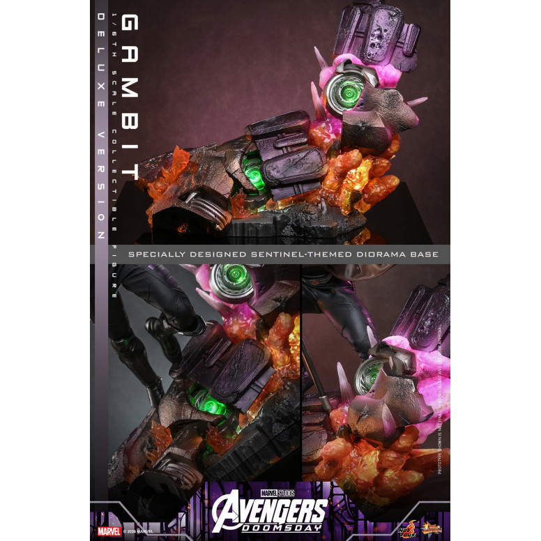 Hot Toys - Gambit Deluxe version MMS , escala 1/6 - Avengers: Doomsday