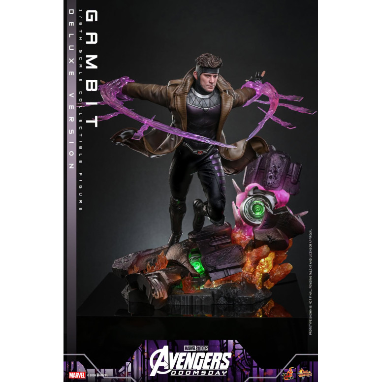 Hot Toys - Gambit Deluxe version MMS , escala 1/6 - Avengers: Doomsday