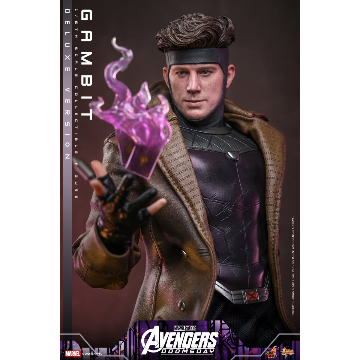 Hot Toys - Gambit Deluxe version MMS , escala 1/6 - Avengers: Doomsday