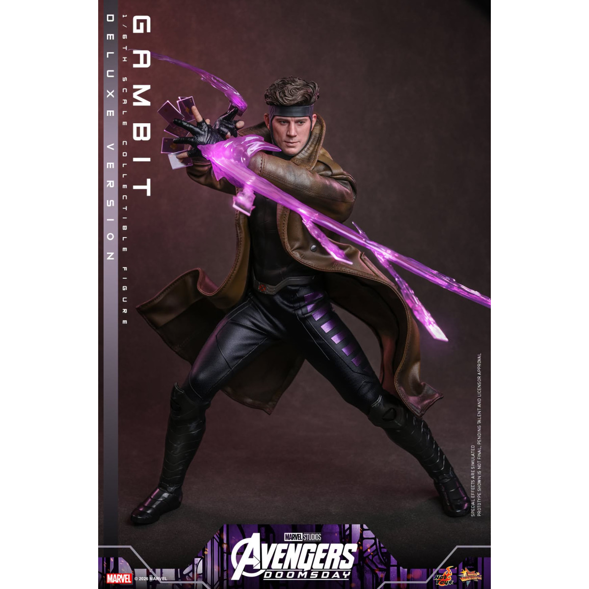 Hot Toys - Gambit Deluxe version MMS , escala 1/6 - Avengers: Doomsday