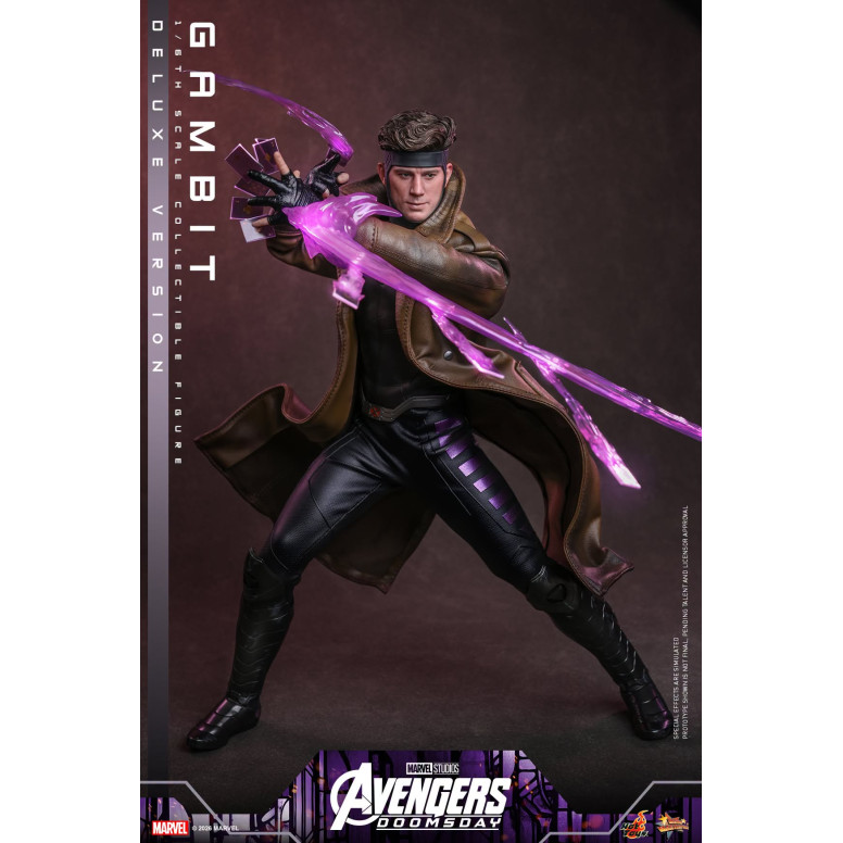 Hot Toys - Gambit Deluxe version MMS , escala 1/6 - Avengers: Doomsday