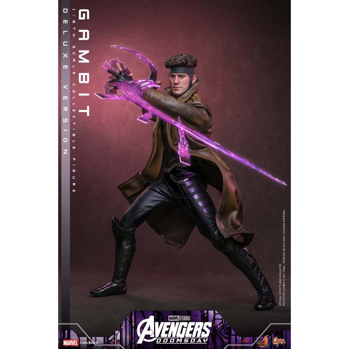 Hot Toys - Gambit Deluxe version MMS , escala 1/6 - Avengers: Doomsday