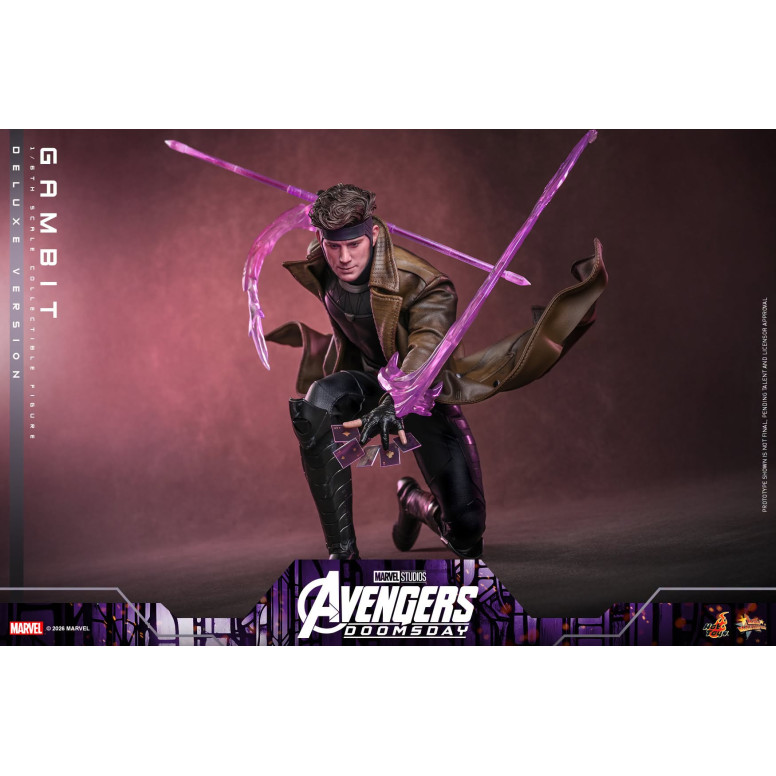 Hot Toys - Gambit Deluxe version MMS , escala 1/6 - Avengers: Doomsday
