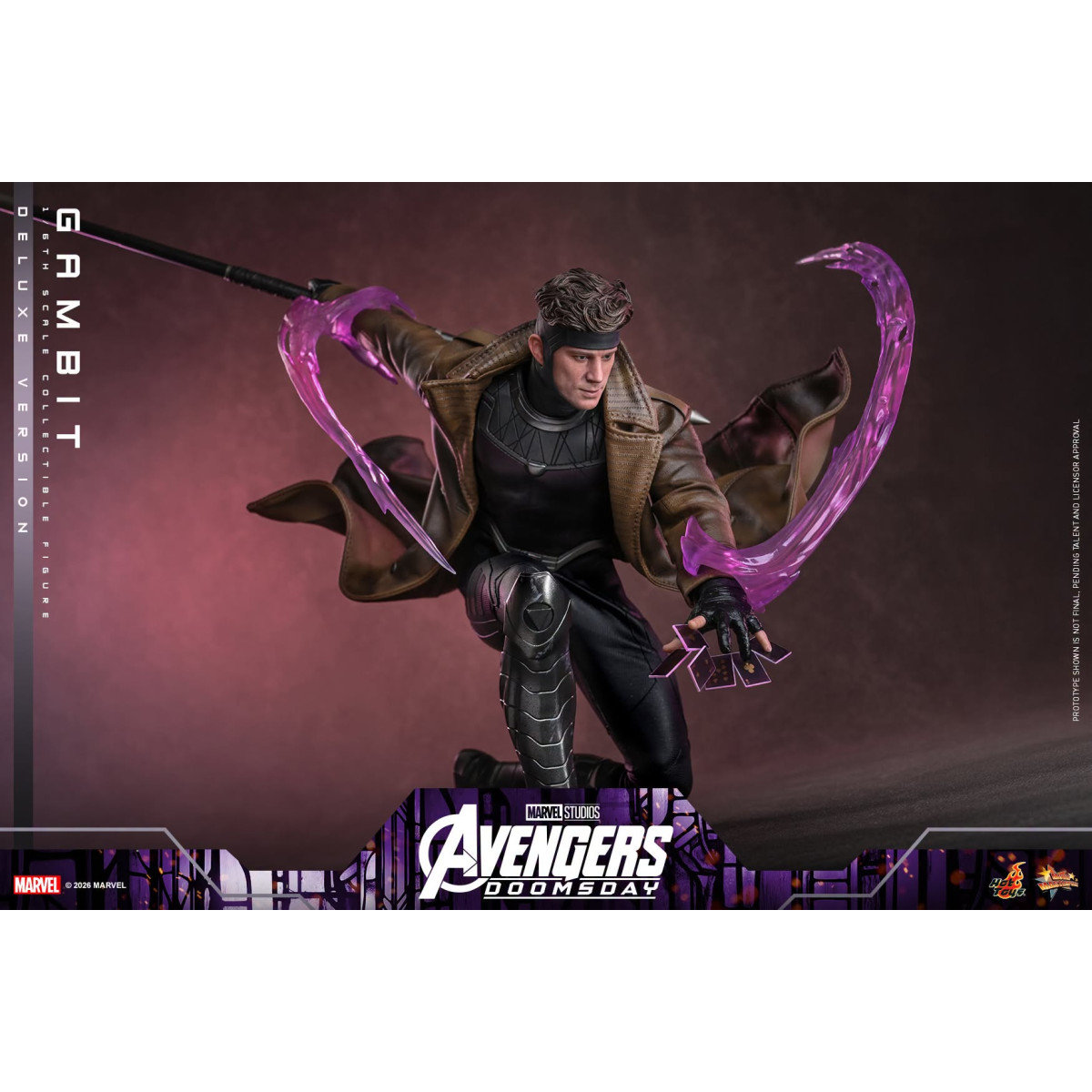 Hot Toys - Gambit Deluxe version MMS , escala 1/6 - Avengers: Doomsday