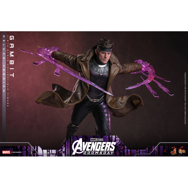 Hot Toys - Gambit Deluxe version MMS , escala 1/6 - Avengers: Doomsday