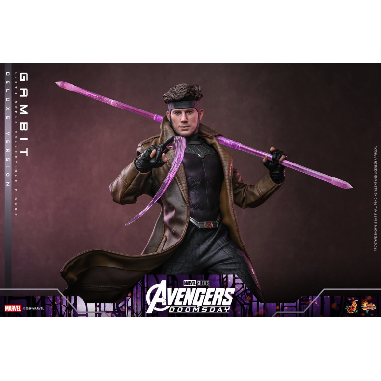 Hot Toys - Gambit Deluxe version MMS , escala 1/6 - Avengers: Doomsday