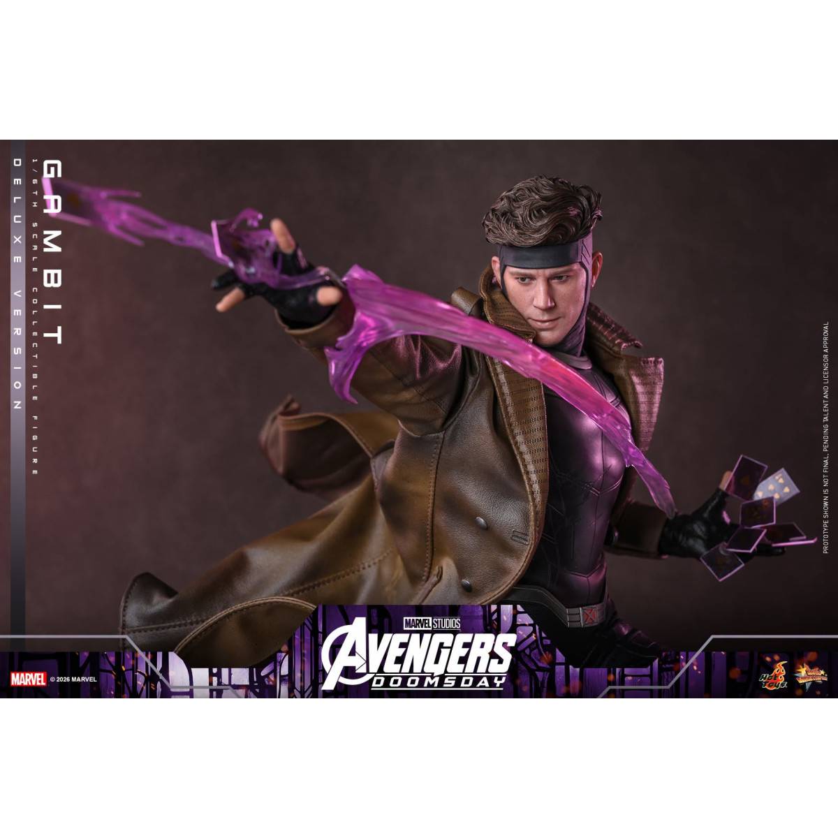 Hot Toys - Gambit Deluxe version MMS , escala 1/6 - Avengers: Doomsday