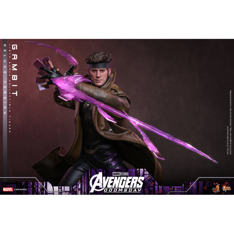 Hot Toys - Gambit Deluxe version MMS , escala 1/6 - Avengers: Doomsday