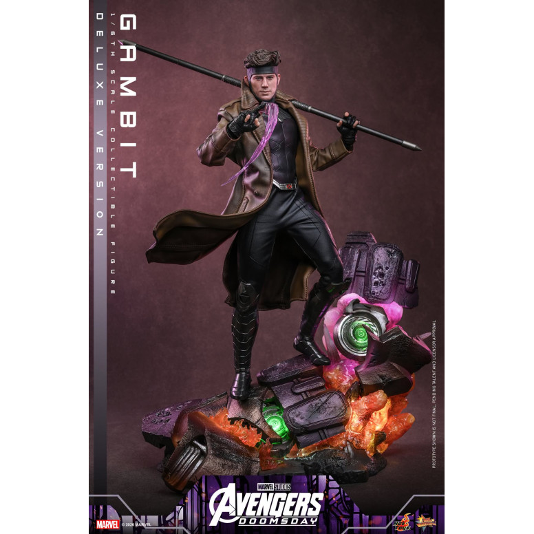 Hot Toys - Gambit Deluxe version MMS , escala 1/6 - Avengers: Doomsday