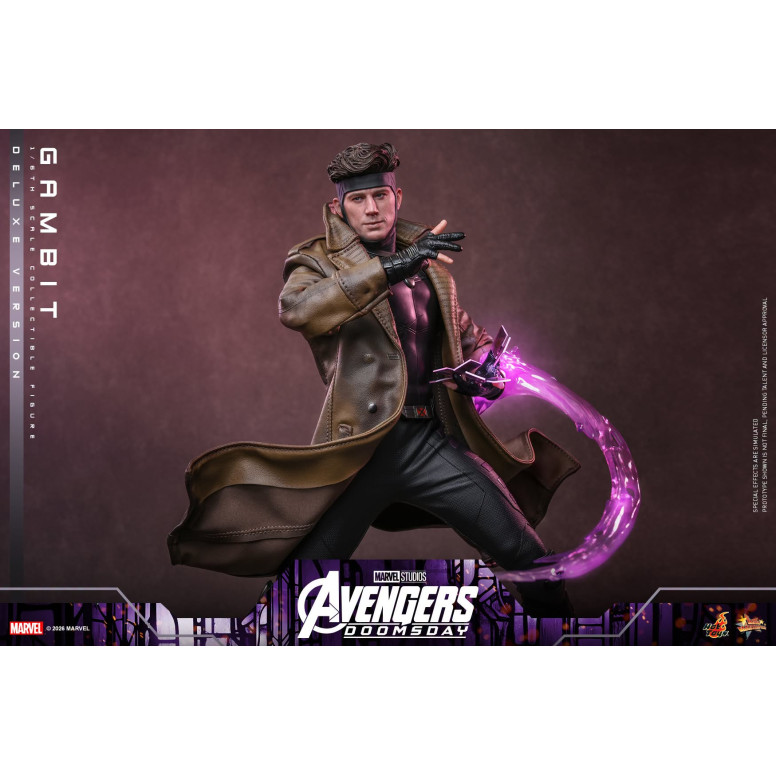 Hot Toys - Gambit Deluxe version MMS , escala 1/6 - Avengers: Doomsday