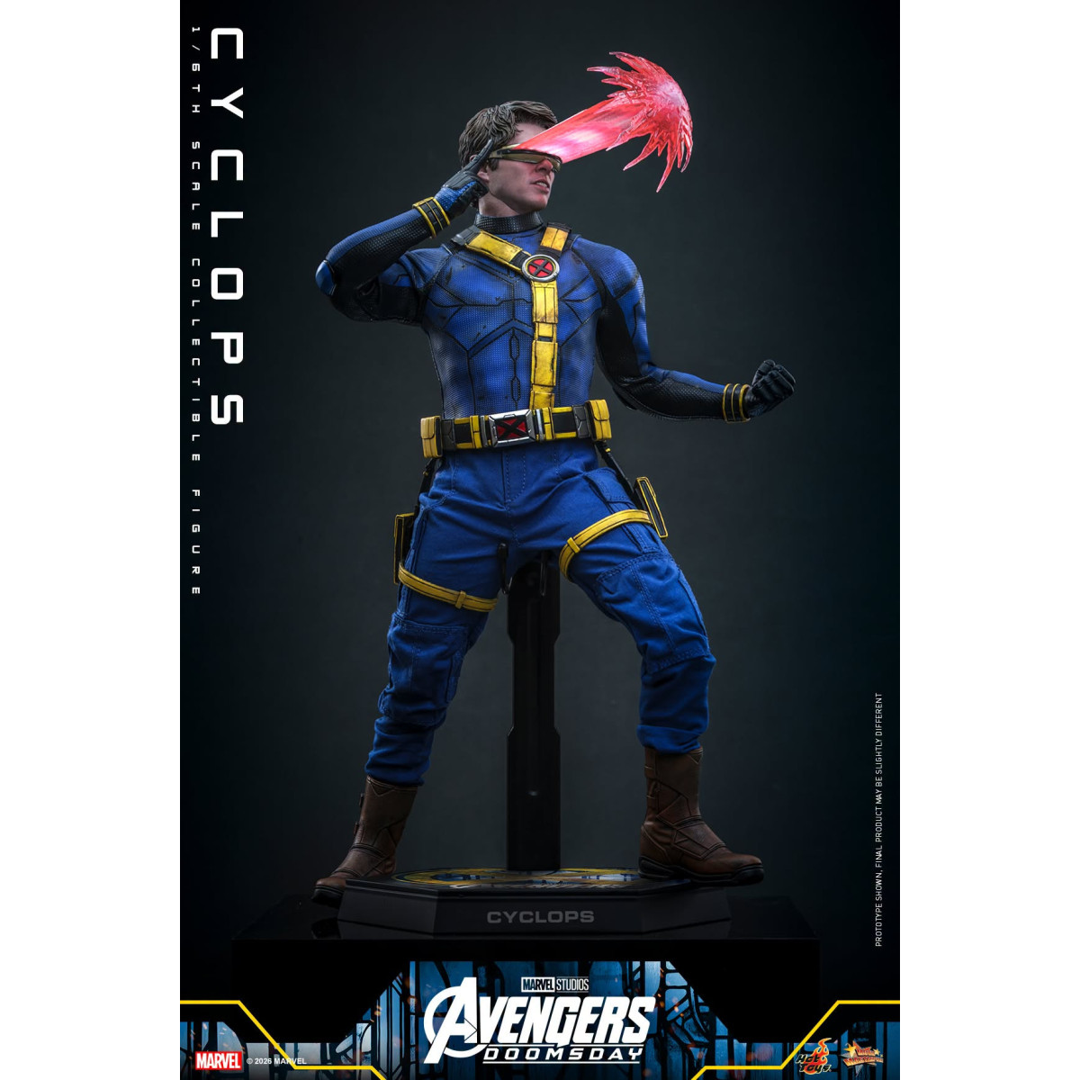 Hot Toys - Cíclope MMS, escala 1/6 - Avengers: Doomsday
