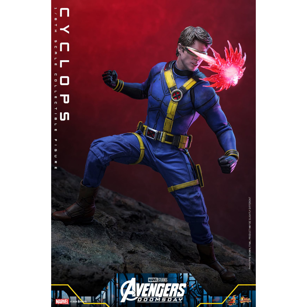 Hot Toys - Cíclope MMS, escala 1/6 - Avengers: Doomsday