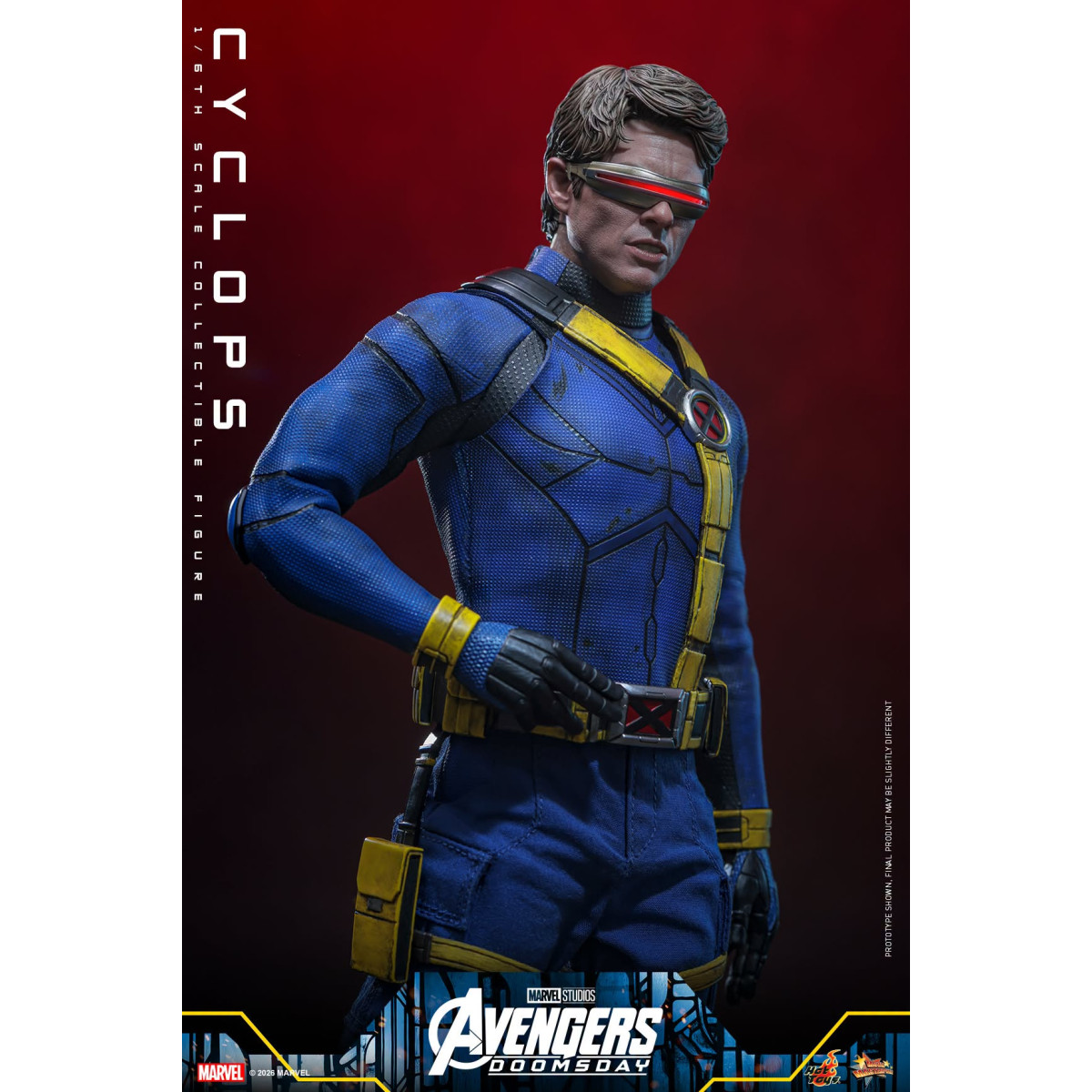 Hot Toys - Cíclope MMS, escala 1/6 - Avengers: Doomsday