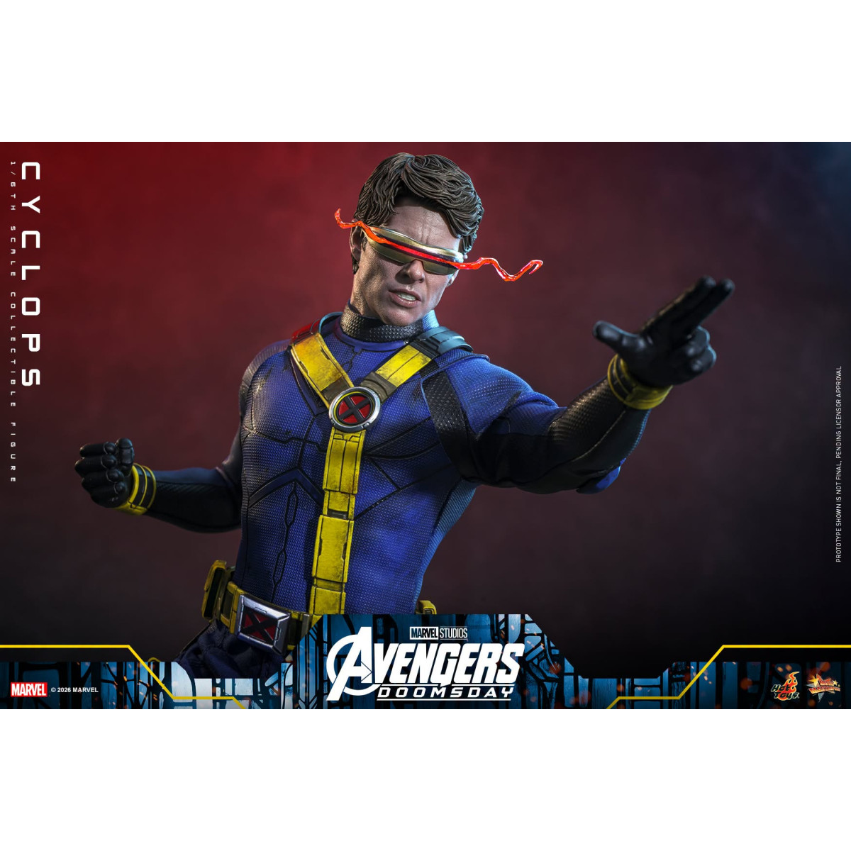 Hot Toys - Cíclope MMS, escala 1/6 - Avengers: Doomsday