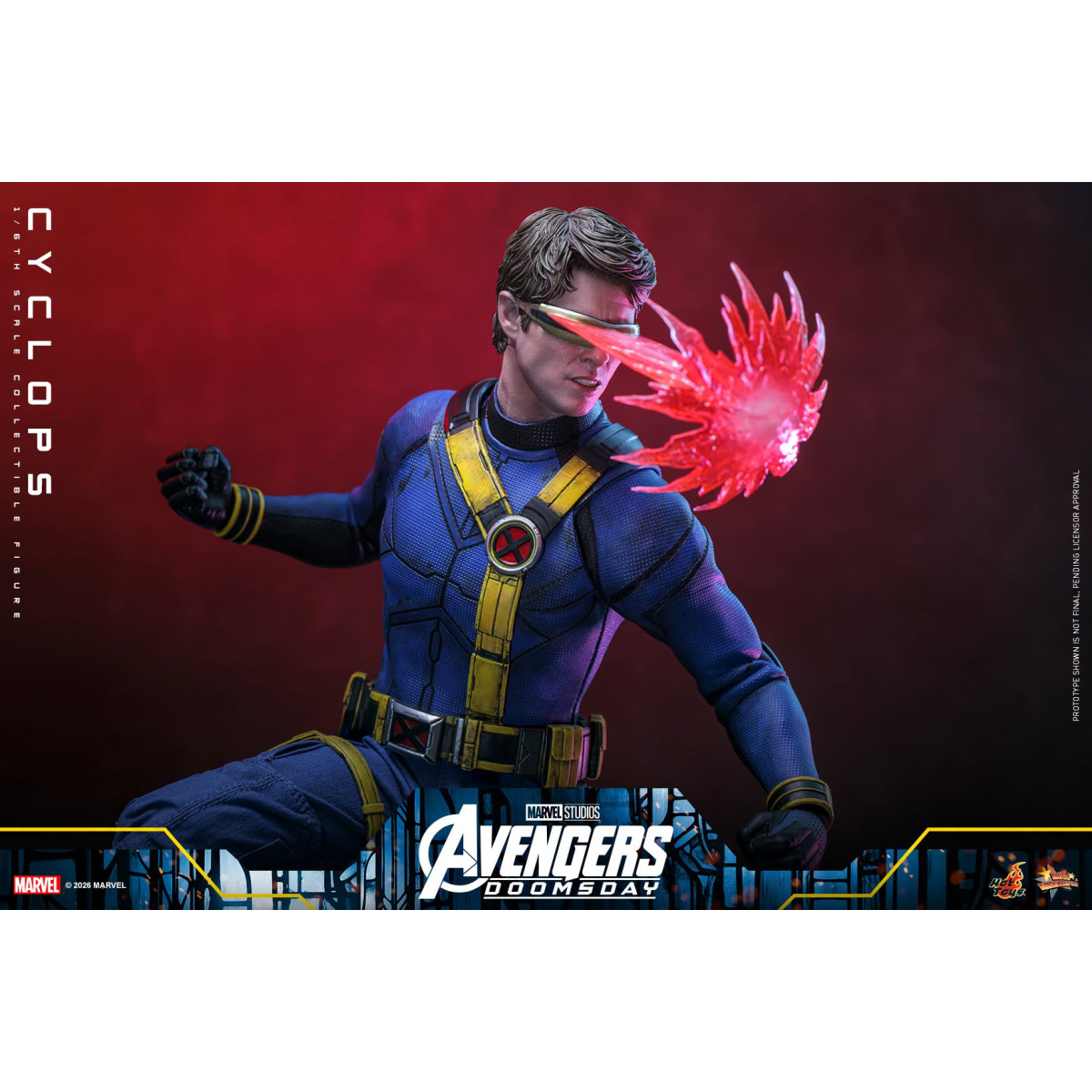 Hot Toys - Cíclope MMS, escala 1/6 - Avengers: Doomsday