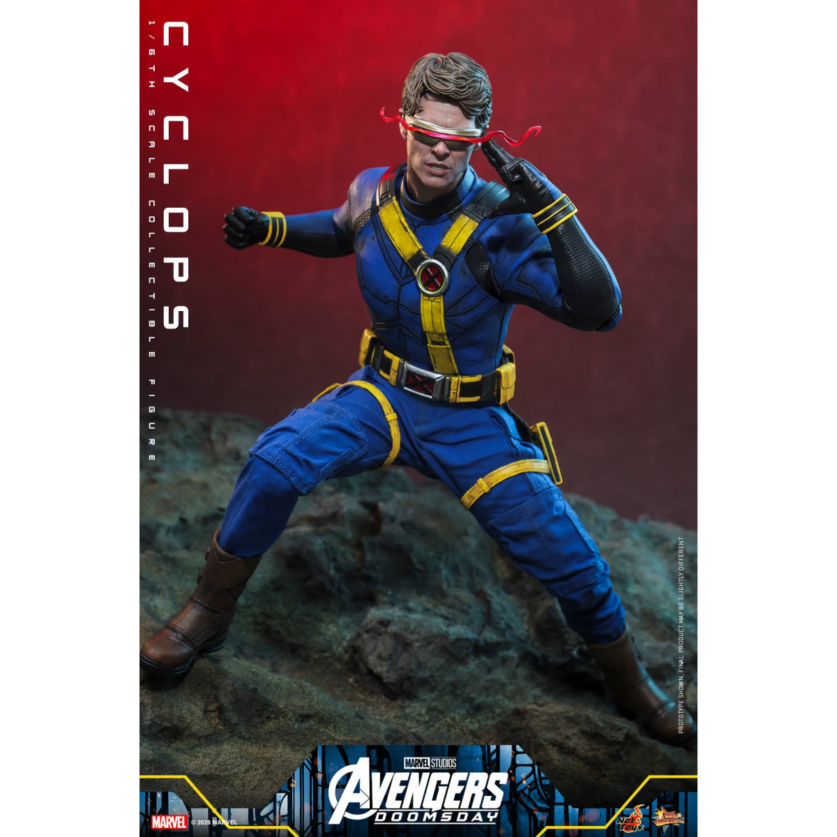 Hot Toys - Cíclope MMS, escala 1/6 - Avengers: Doomsday