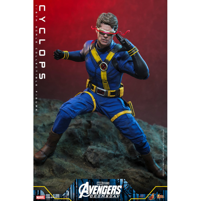 Hot Toys - Cíclope MMS, escala 1/6 - Avengers: Doomsday