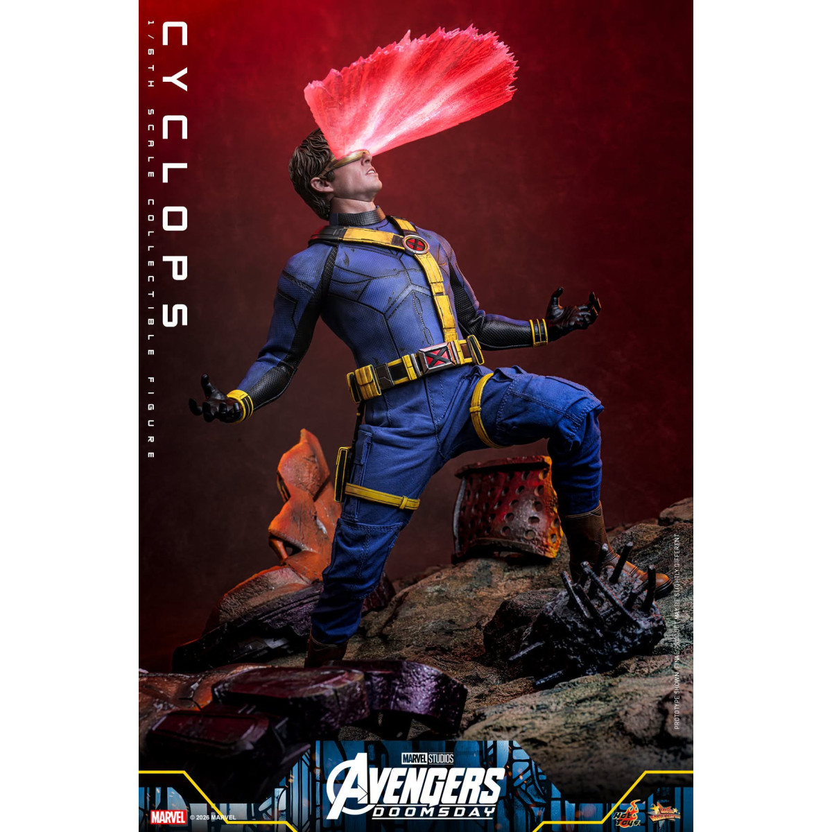 Hot Toys - Cíclope MMS, escala 1/6 - Avengers: Doomsday