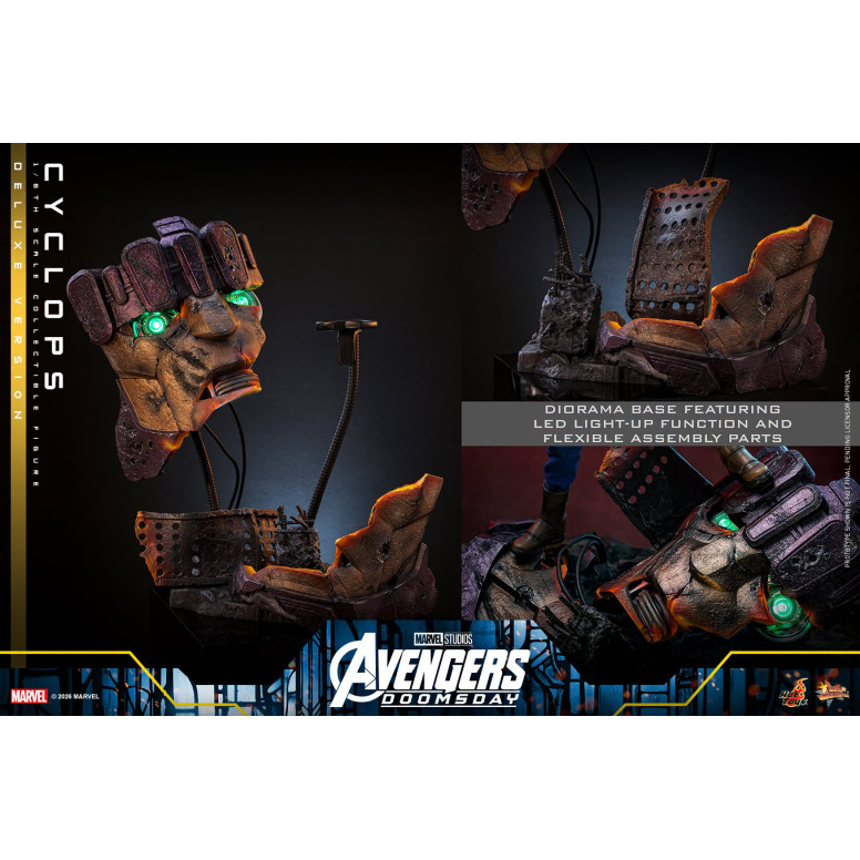 Hot Toys - Cyclops, versión Deluxe « MMS », escala 1/6 - Avengers: Doomsday