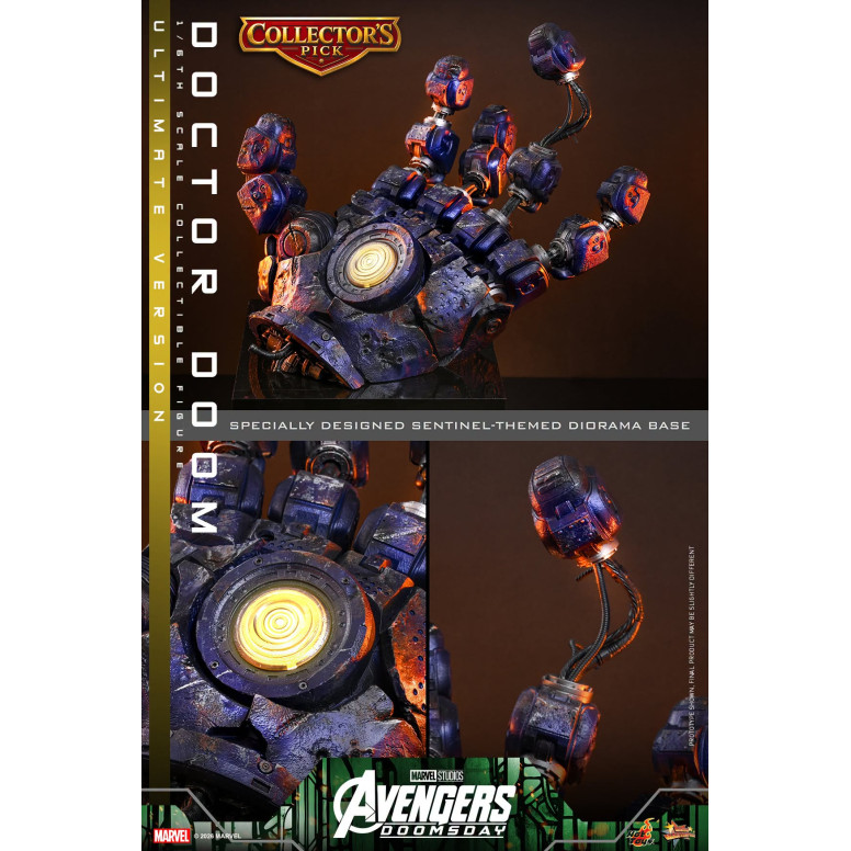 Hot Toys - Doctor Doom, versión Ultimate MMS907 a escala 1/6 - Avengers: Doomsday