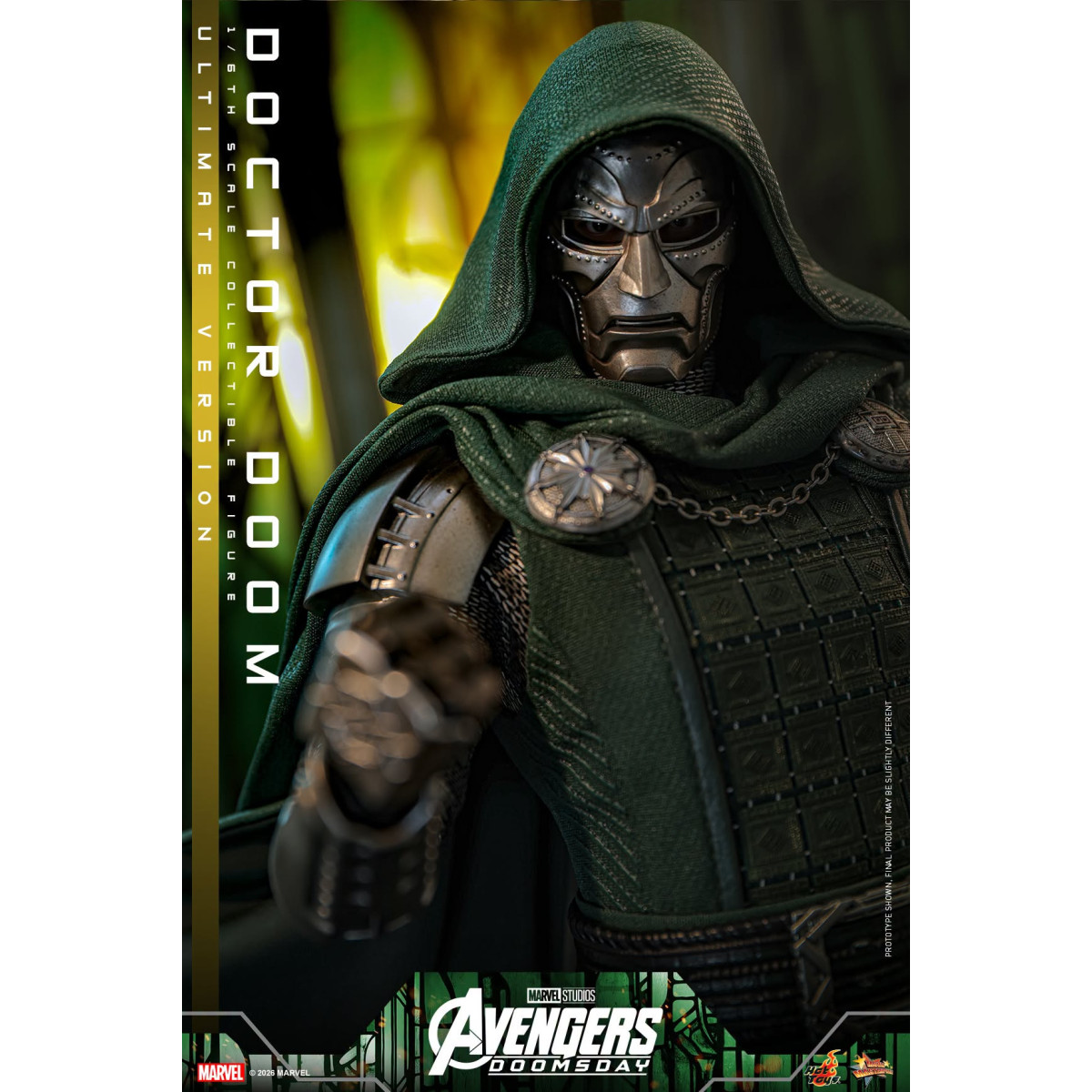 Hot Toys - Doctor Doom, versión Ultimate MMS907 a escala 1/6 - Avengers: Doomsday