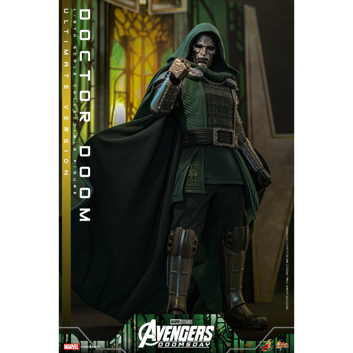 Hot Toys - Doctor Doom, versión Ultimate MMS907 a escala 1/6 - Avengers: Doomsday