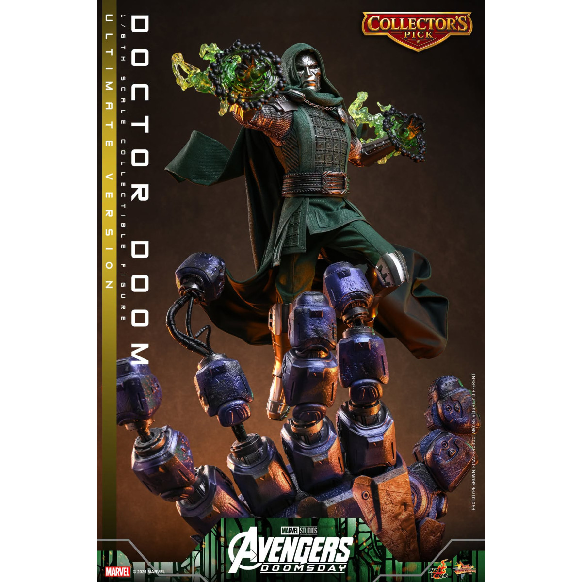 Hot Toys - Doctor Doom, versión Ultimate MMS907 a escala 1/6 - Avengers: Doomsday