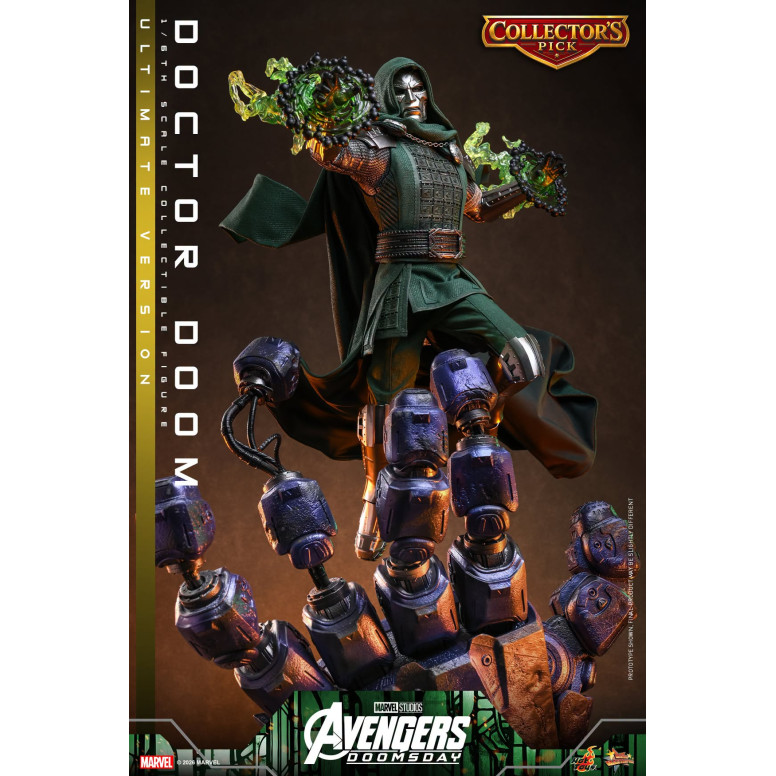 Hot Toys - Doctor Doom, versión Ultimate MMS907 a escala 1/6 - Avengers: Doomsday